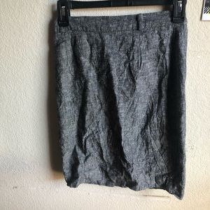 Grey skirt forever 21 size small midi skirt small slit